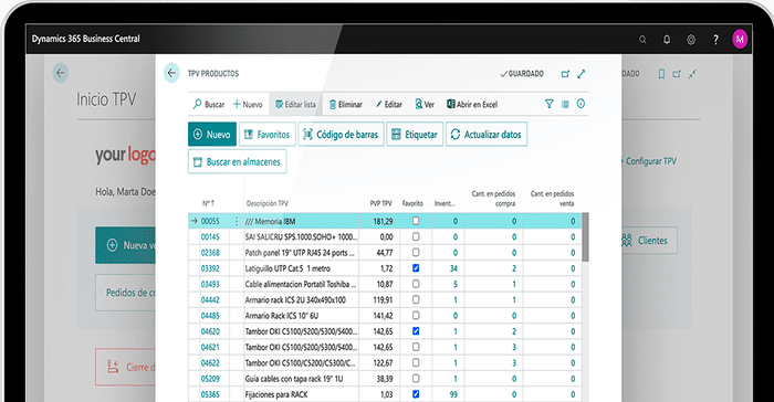 TPV en Dynamics 365 Business Central